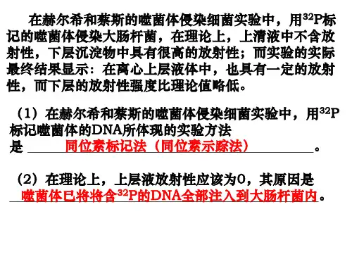 噬菌体侵染细菌实验