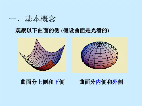 第二型曲面积分课件