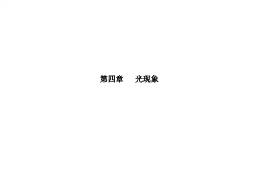 人教版八年级上册物理第四章光现象复习课件(共55张PPT)