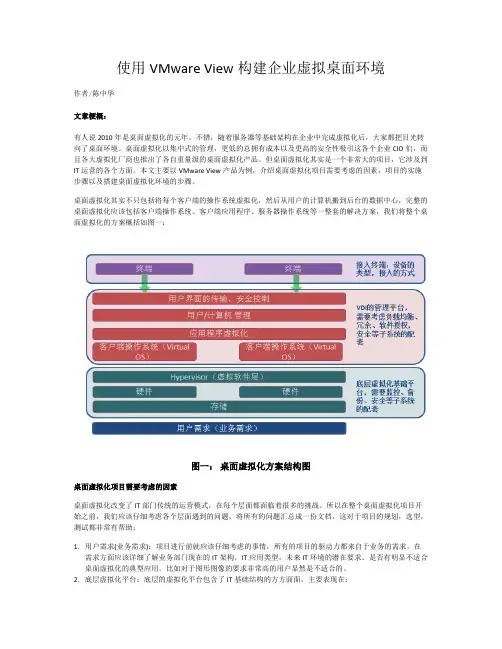 使用VMware View构建企业虚拟桌面环境V2