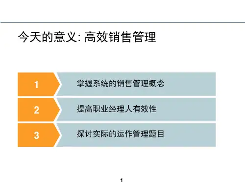 罗兰贝格实现销售的胜利课件
