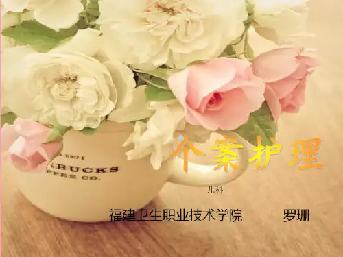 儿科肺炎个案护理ppt课件