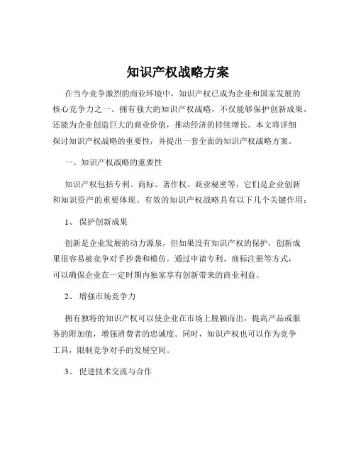 知识产权战略方案