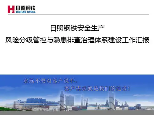 日照钢铁企业安全风险分级管控工作开展报告2018精选版