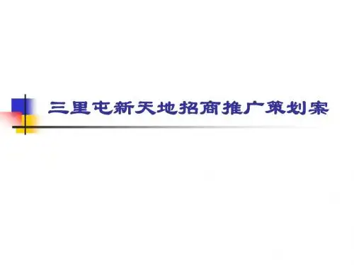 北京三里屯新天地招商推广策划案