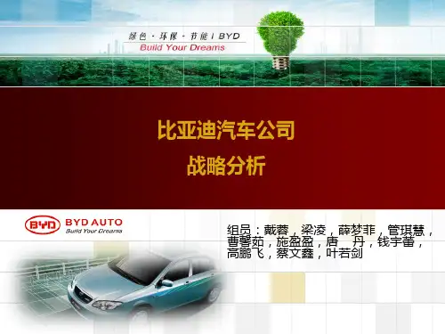 战略管理之比亚迪战略分析