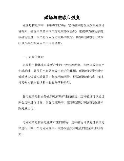 磁场与磁感应强度