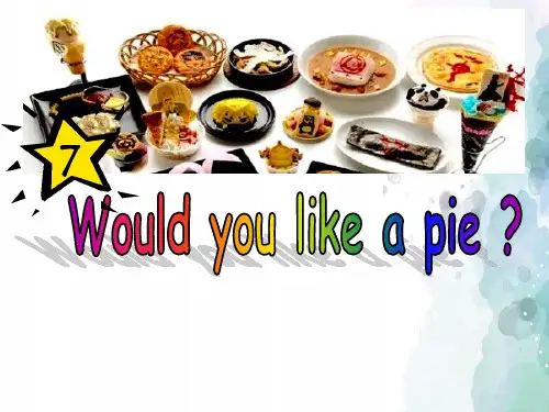 牛津译林版-英语-三年级上册-3A Unit7 Would you like a pie(Story time)