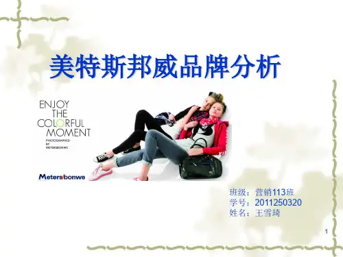 服装品牌调研PPT课件