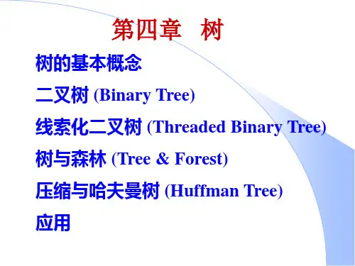 2016数据结构课件-第四章_树