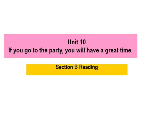 人教版八年级上英语Unit10-reading(32张)优质课件