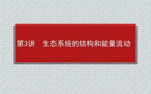 2015届高考生物新课标一轮复习全方位讲解课件3.2.3