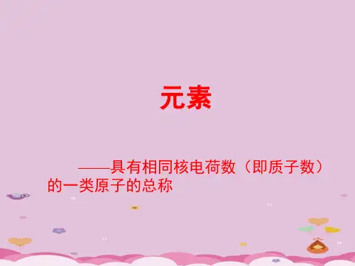 元素PPT课件 人教版