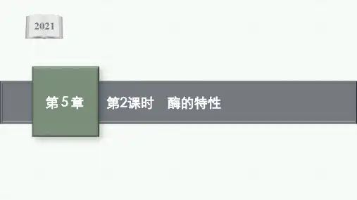 高中生物人教版必修1课件第5章第1节第2课时酶的特性
