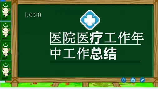 医院医疗2020年中工作总结汇报PPT