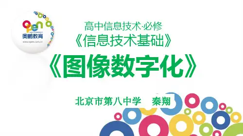 示范课《图像的数字化》说课