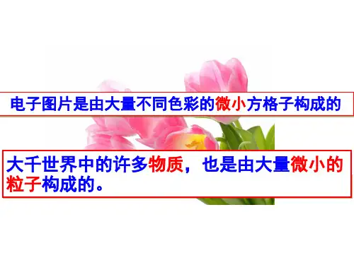 浙教版科学七上4.1物质的构成演示课件