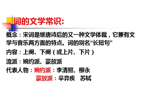 《渔家傲,天接云涛连晓雾》教学提纲
