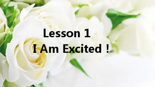五年级下册英语课件-lesson1 I Am Excited! 冀教版(三起)