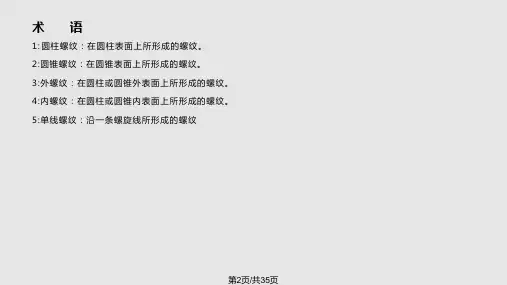 螺纹知识学习