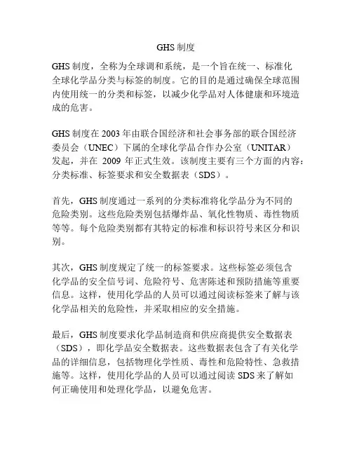 GHS制度