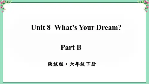 陕旅版英语六年级下册Unit 8 Part B新版课件(29页)