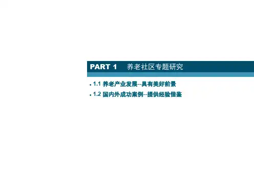 养老地产综合1ppt课件