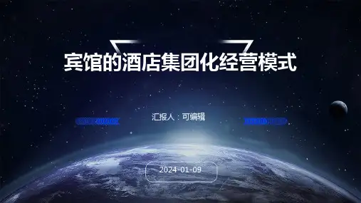 宾馆的酒店集团化经营模式