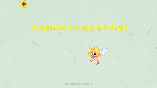 红十字救护员培训(心肺复苏术)课件