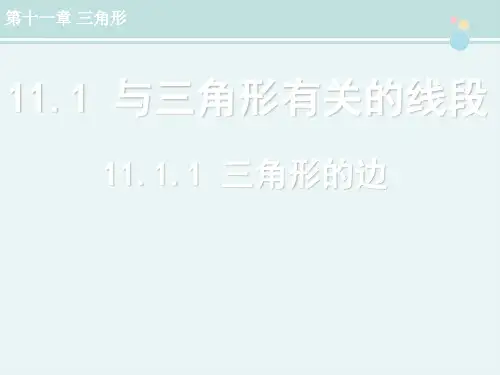 三角形的边优秀-完整版PPT课件