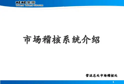 旺旺稽核专员作业规范