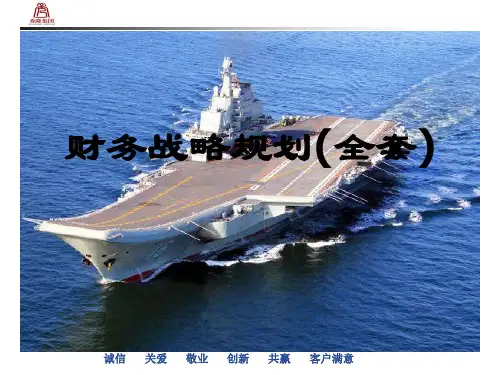 财务战略规划(全套)