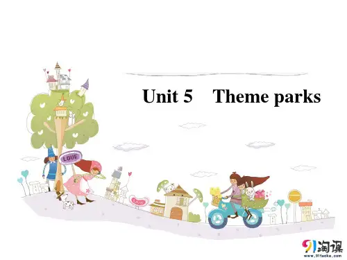 课件9：Unit 5 Theme parks
