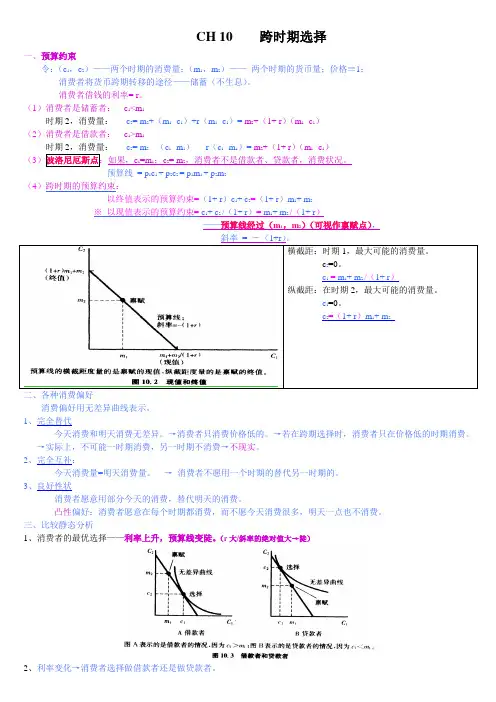 10、消费者行为理论_跨时期选择