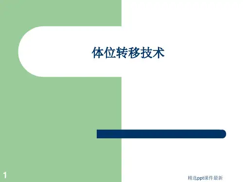 体位转移技术PPT课件