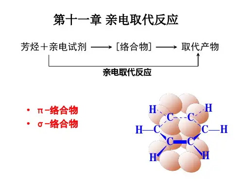 亲电取代反应