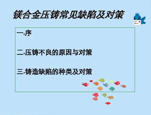 镁合金压铸常见缺陷及对策
