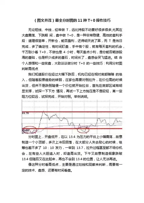 （图文并茂）最全分时图的11种T+0操作技巧