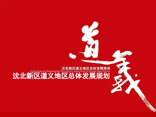 沈阳沈北新区道义地区总体发展规划_60PPT