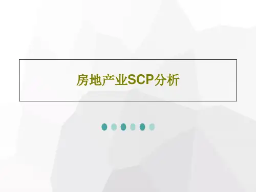 房地产业SCP分析共35页文档