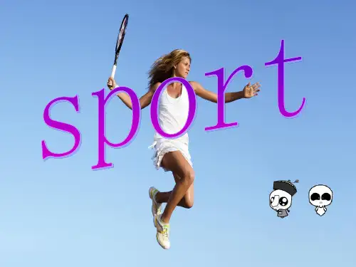英语运动sport_课件_课前演讲