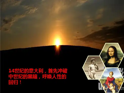 高三历史一轮复习课件：文艺复兴
