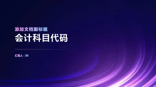 会计科目代码