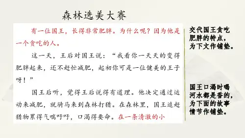 范文2：森林选美大赛