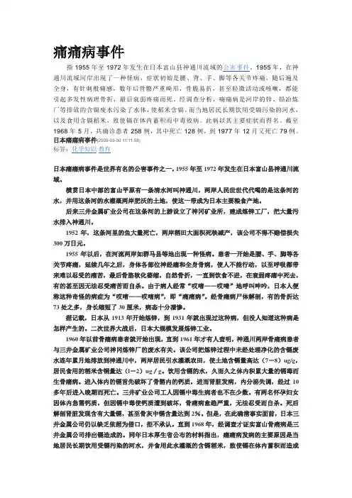痛痛病事件