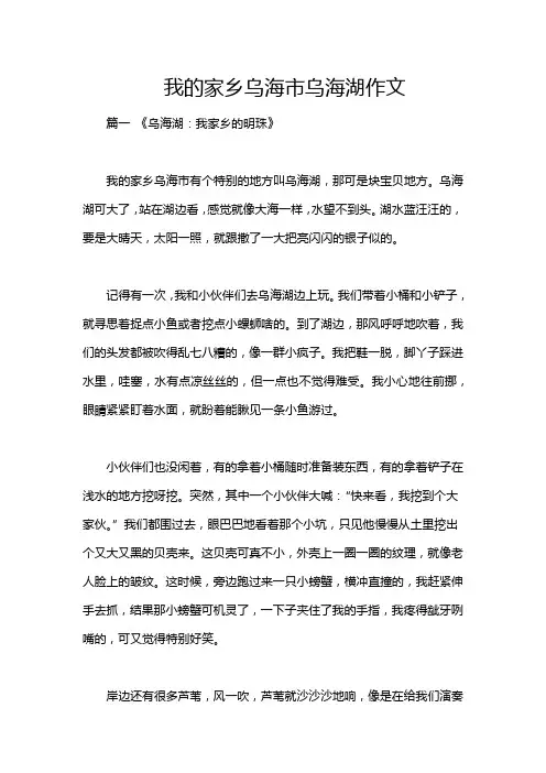 我的家乡乌海市乌海湖作文
