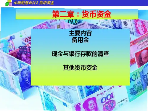 中财货币资金PPT课件
