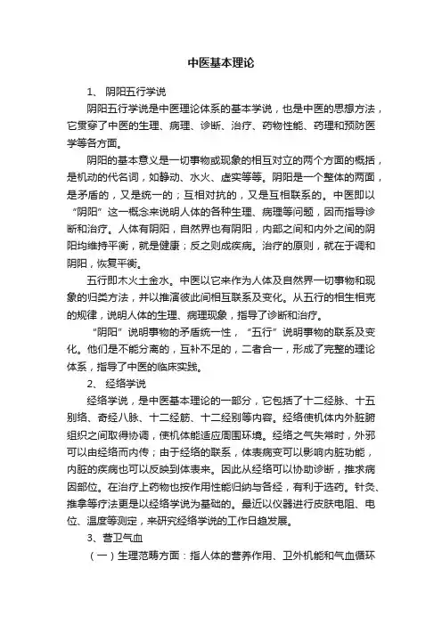 中医基本理论