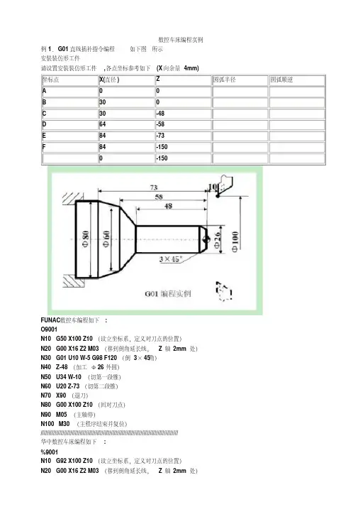 最新数控车床编程实例100-精选.pdf