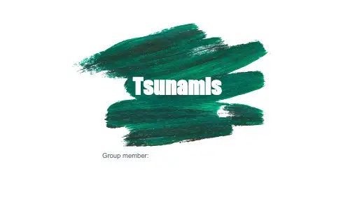 海啸英文介绍TsunamiPPT精选文档